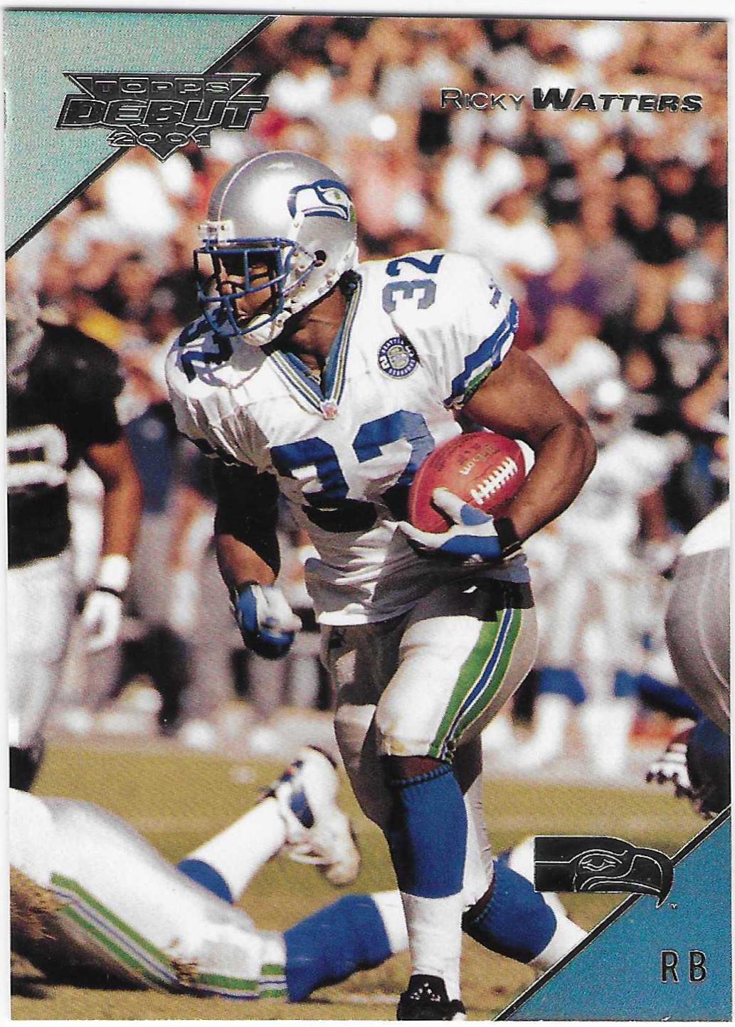 Ricky Watters #2 Football Cards 2001 Topps Debut