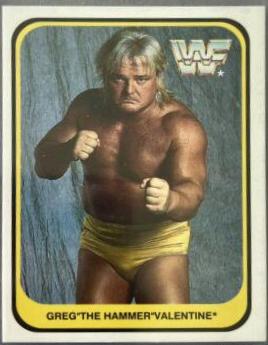 Greg Valentine #16 Wrestling Cards 1991 Merlin WWF