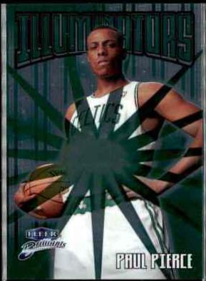 Paul Pierce #7 Basketball Cards 1998 Fleer Brilliants Illuminator