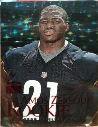 Amos Zereoue #247 Football Cards 1999 Skybox Premium