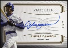 Andre Dawson #LAC-AD Baseball Cards 2023 Topps Definitive Legendary Autograph Collection Prices