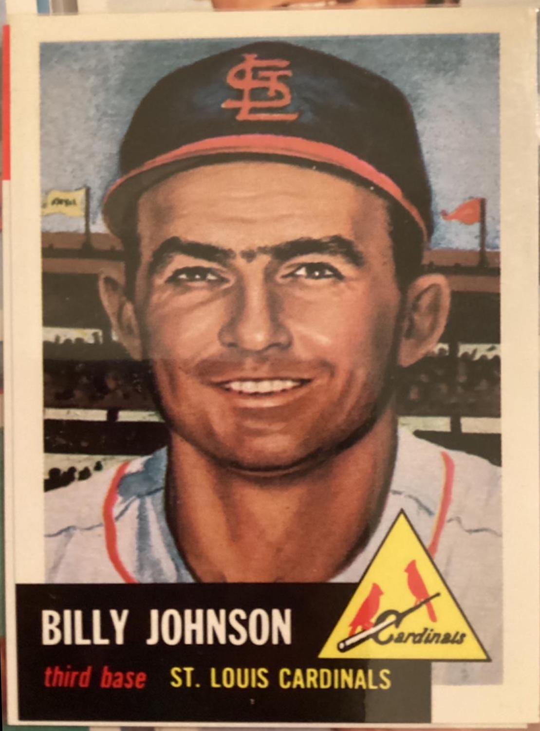 Billy Johnson #21 Baseball Cards 1991 Topps Archives 1953