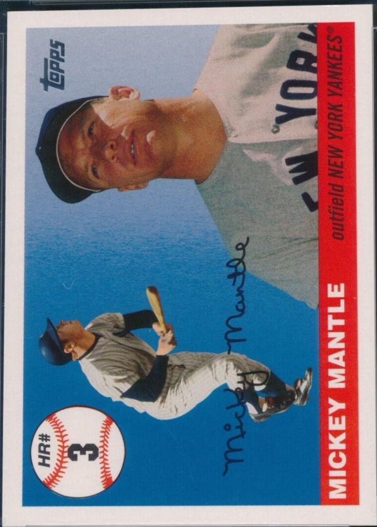Mickey Mantle #3 Baseball Cards 2006 Topps Mantle Home Run History
