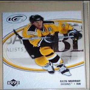 Glen Murray #11 Hockey Cards 2005 Upper Deck Ice