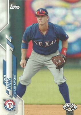 Josh Jung #PD-10 Baseball Cards 2020 Topps Pro Debut
