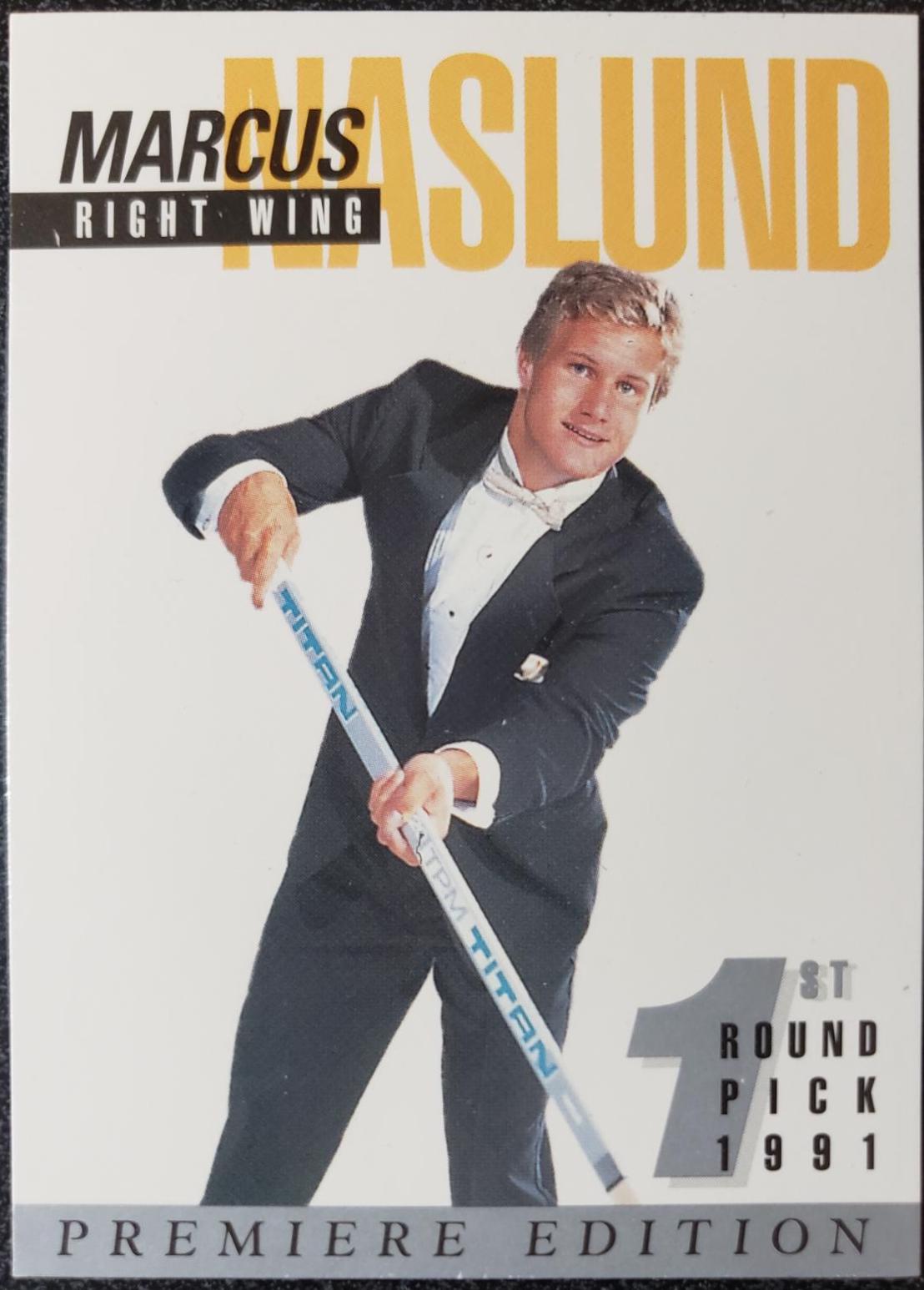 Marcus Naslund #12 Hockey Cards 1991 Arena Holograms