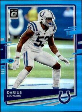 Darius Leonard #AAP 8 Football Cards 2019 Donruss Action All Pros Autographs
