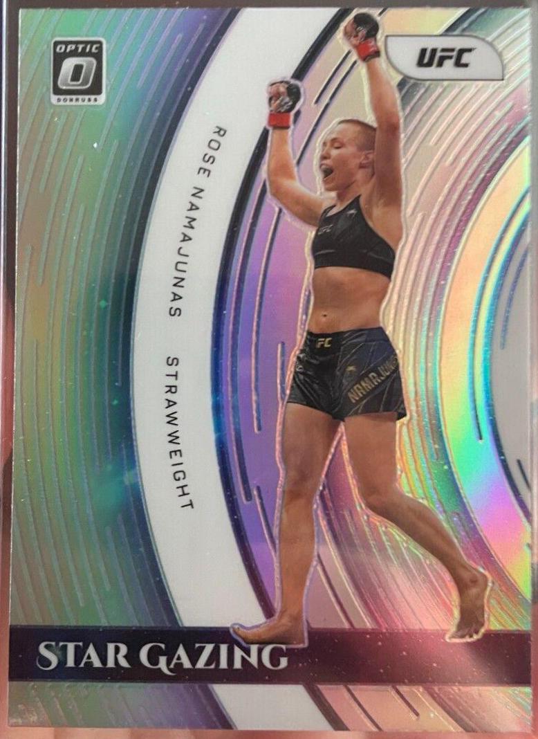 Rose Namajunas #25 Ufc Cards 2022 Panini Donruss Optic UFC Star Gazing
