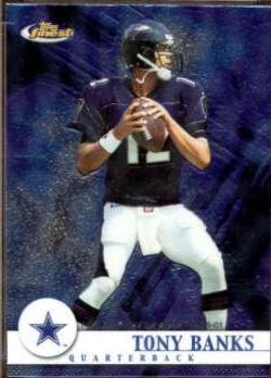Tony Banks #11 Football Cards 2001 Topps Finest