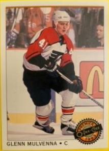 Glenn Mulvenna #97 Hockey Cards 1992 O-Pee-Chee Premier