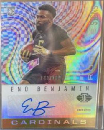 Eno Benjamin #RS10 Football Cards 2020 Panini Illusions Rookie Signs