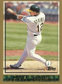 Matt Stairs #16 Baseball Cards 1998 Topps