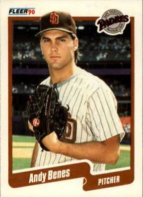 Andy Benes #151 Baseball Cards 1990 Fleer