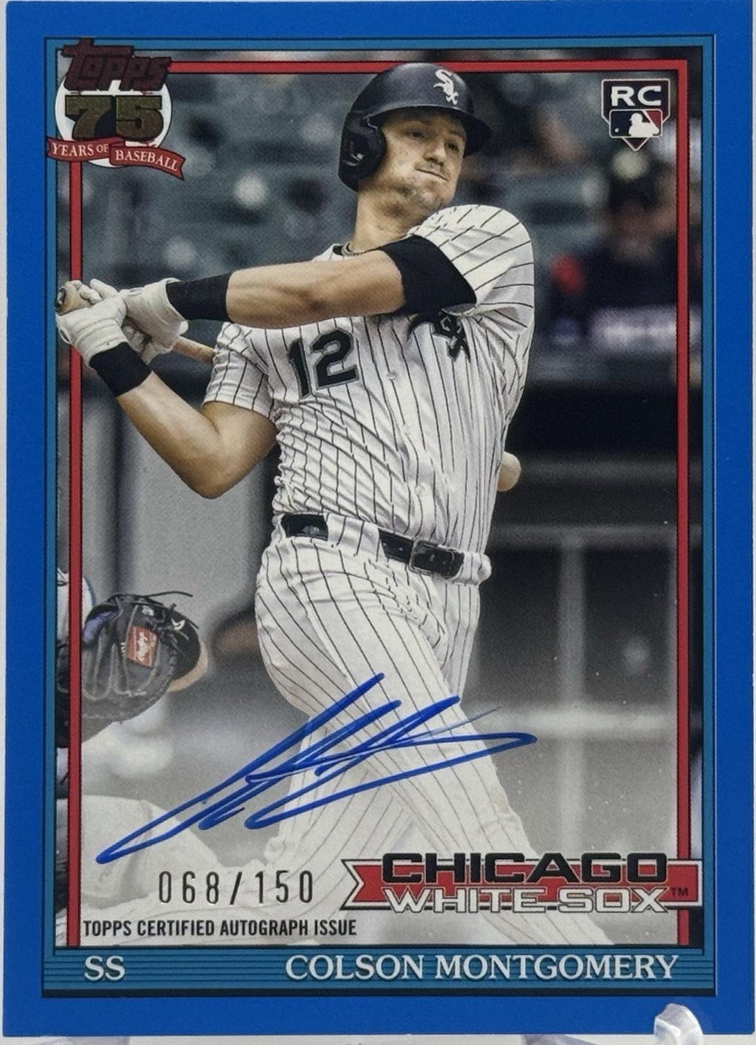 Colson Montgomery #91A-COM 2026 Topps Baseball 1991 Topps Autographs
