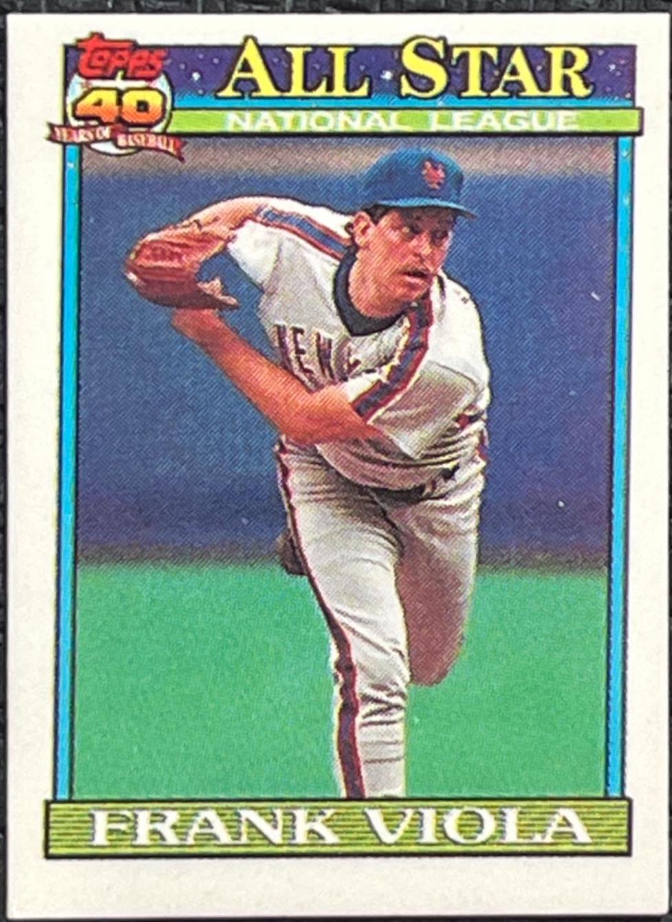 Frank Viola #406 Baseball Cards 1991 Topps Micro