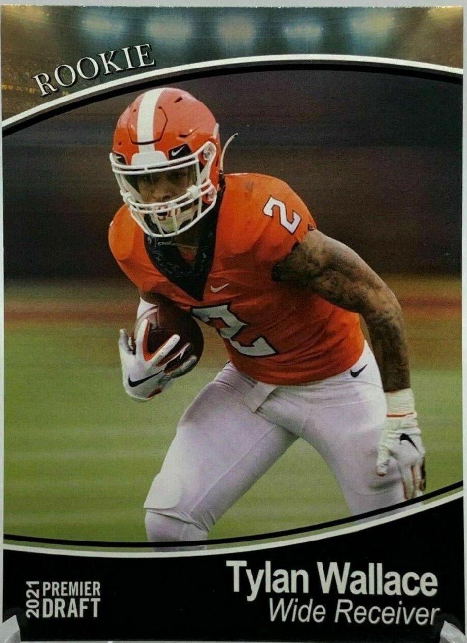 Tylan Wallace #169 Football Cards 2021 Sage Premier Draft