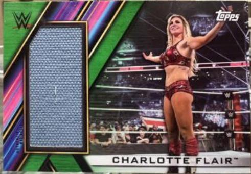 Charlotte Flair #MR-CF Wrestling Cards 2020 Topps WWE Women's Mat Relics
