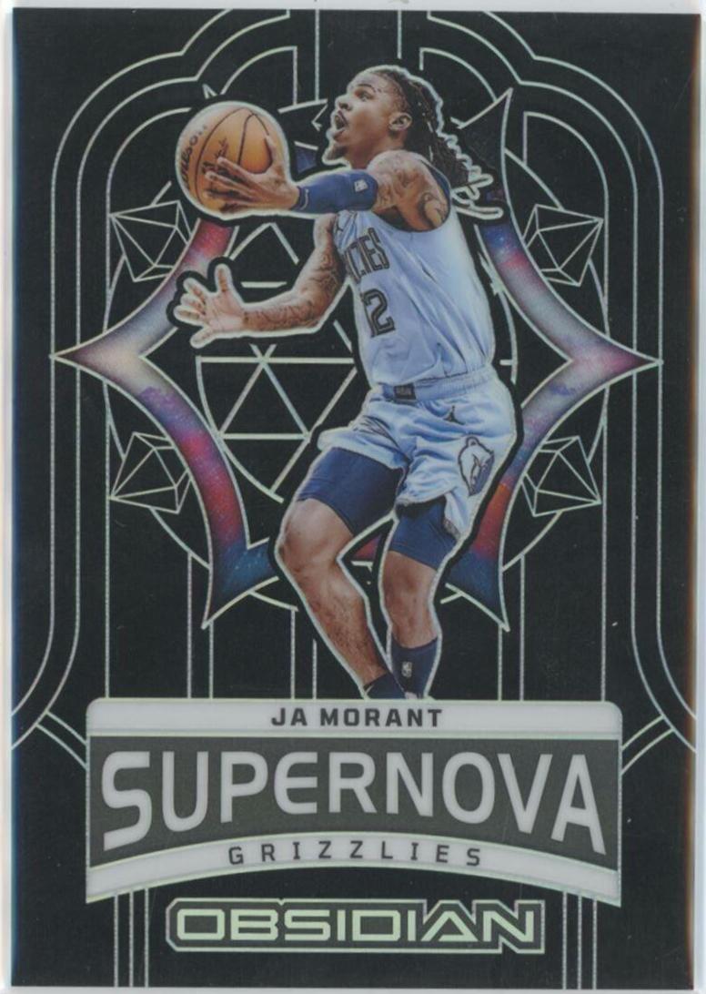 Ja Morant #2 Basketball Cards 2023 Panini Obsidian Supernova