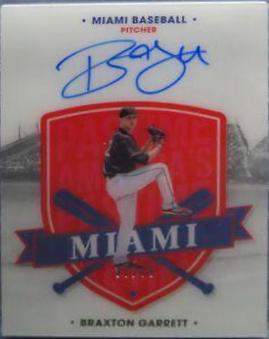 Braxton Garrett #AP-BG Baseball Cards 2021 Panini Chronicles America's Pastime Autographs