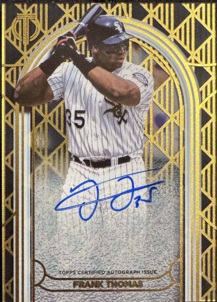 Frank Thomas #IPA-FTH Baseball Cards 2024 Topps Tribute Iconic Perspective Autograph
