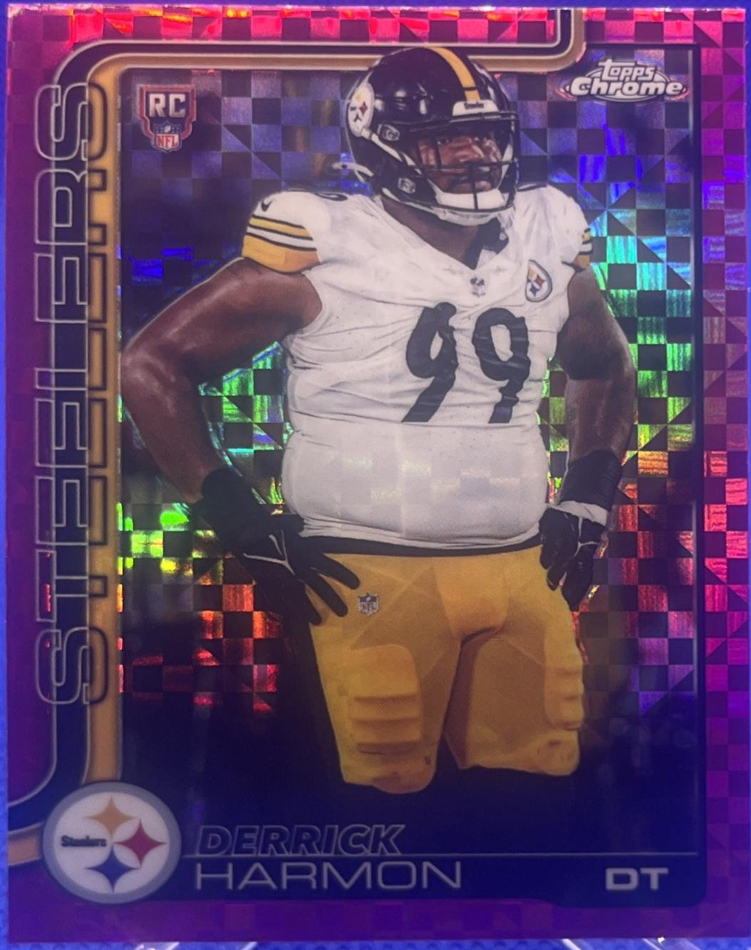 2025 Derrick Harmon [X-Fractor Pink] #361