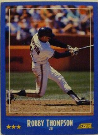 Robby Thompson #146 Baseball Cards 1988 Score