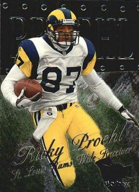 Ricky Proehl #21 Football Cards 1999 Metal Universe