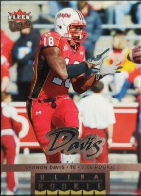 Vernon Davis #263 Football Cards 2006 Ultra