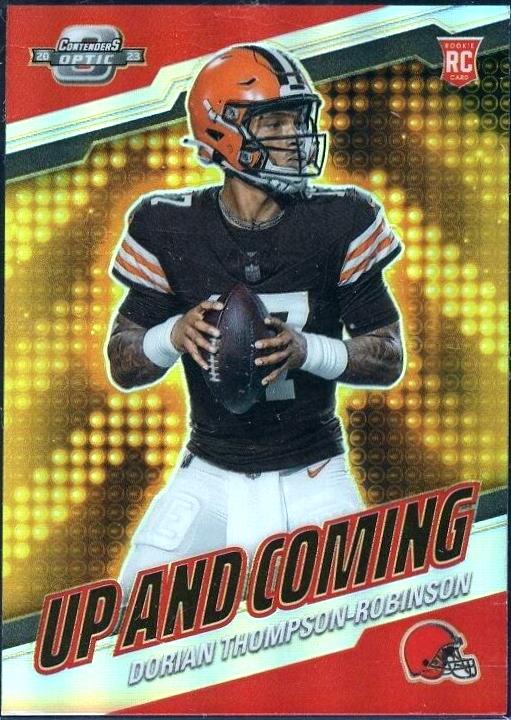 Dorian Thompson-Robinson #9 Football Cards 2023 Panini Contenders Optic Up and Coming