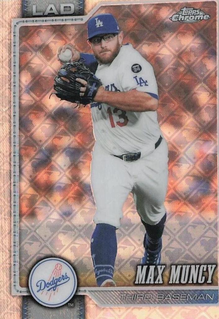 Max Muncy #44 2026 Topps Chrome Logofractor Baseball