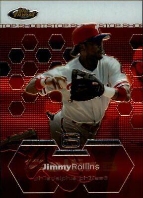 Jimmy Rollins #12 Baseball Cards 2003 Finest