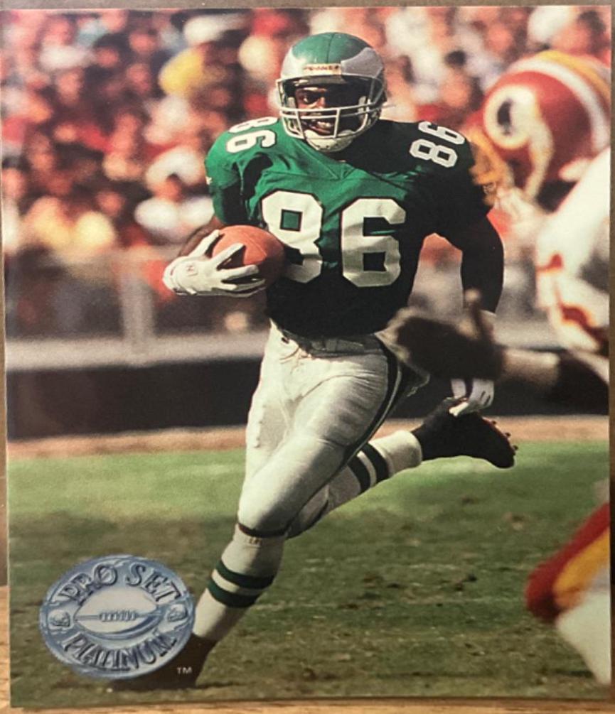 Fred Barnett #89 Football Cards 1991 Pro Set Platinum