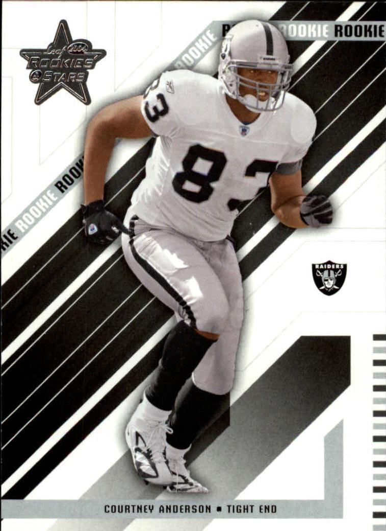 Courtney Anderson #173 Football Cards 2004 Leaf Rookies & Stars
