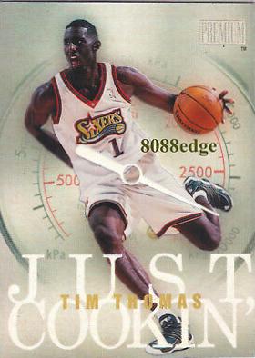 Tim Thomas #3 Basketball Cards 1998 Skybox Premium Just Cookin'