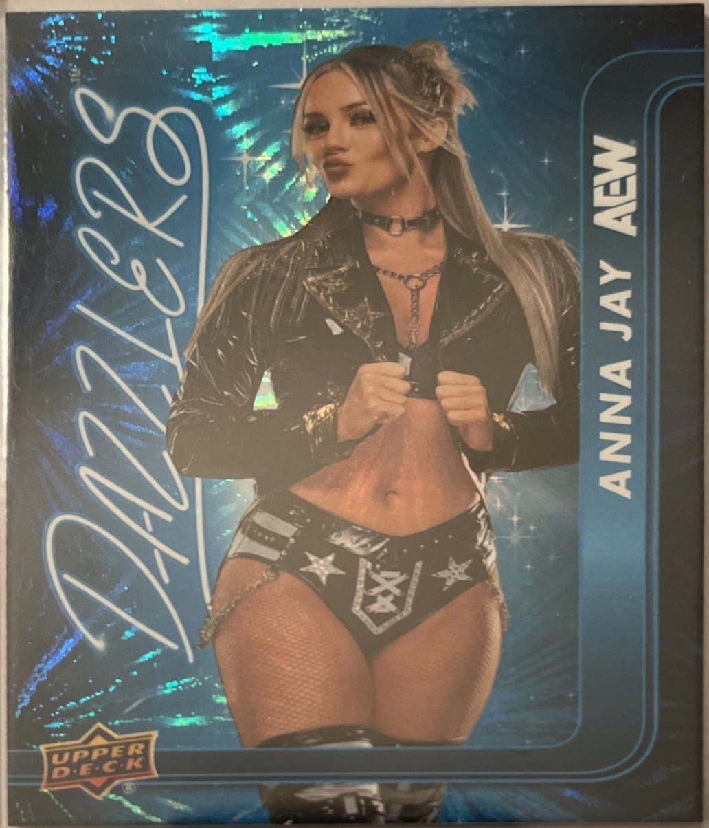 Anna Jay #DZ-3 Wrestling Cards 2025 Upper Deck AEW Dazzlers Blue