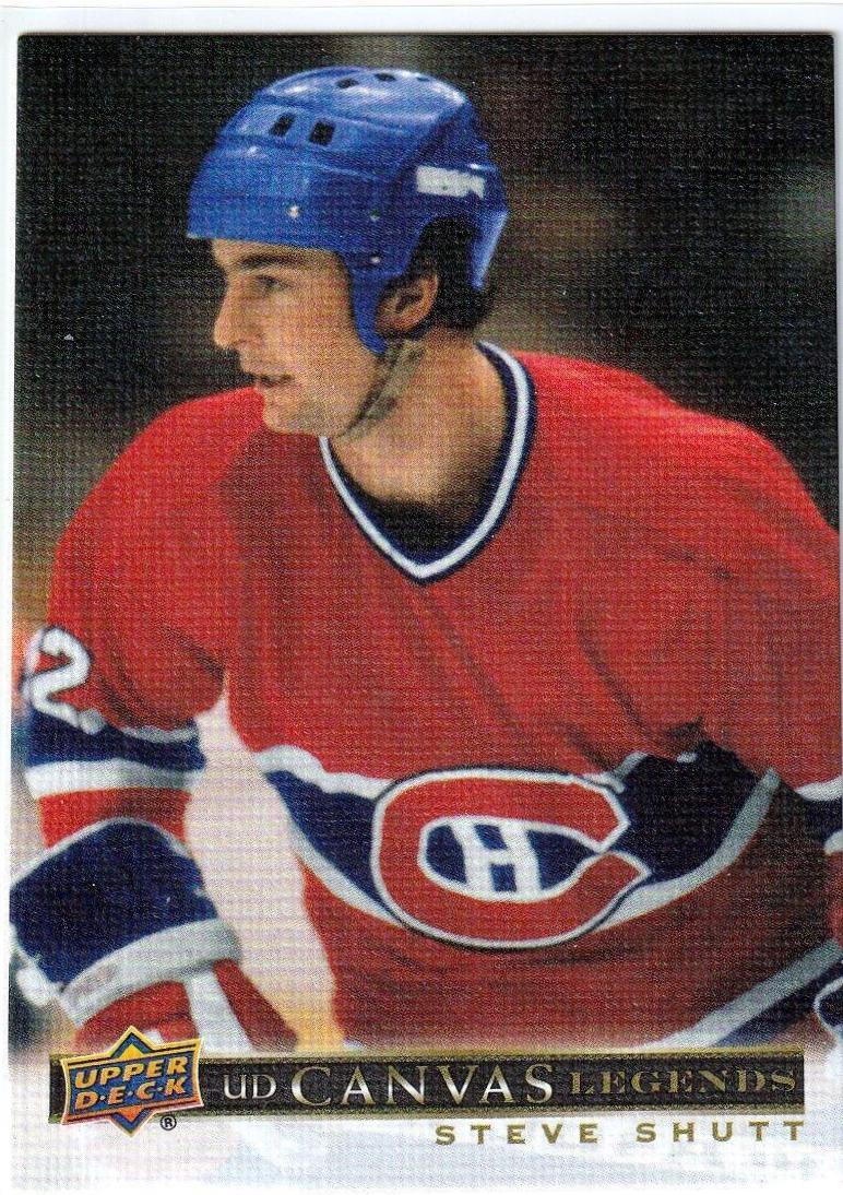 Steve Shutt #C-3 Hockey Cards 2020 SP Signature Edition Legends UD Canvas