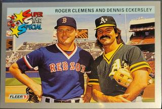 Roger Clemens And Dennis Eckersley