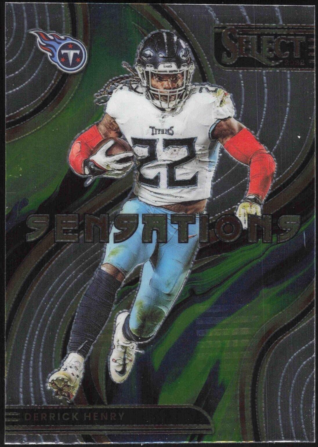 Derrick Henry #SEN-14 Football Cards 2022 Panini Select Sensations