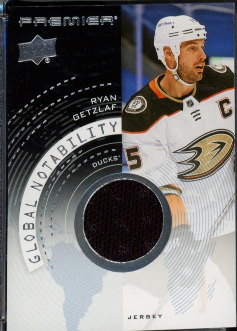 Ryan Getzlaf #GN-RG Hockey Cards 2023 Upper Deck Premier Global Nobility Jersey