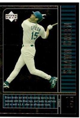 Shawn Green #29 Baseball Cards 2000 Upper Deck Legends