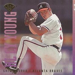 Greg Maddux #6 Baseball Cards 1995 Leaf Checklists