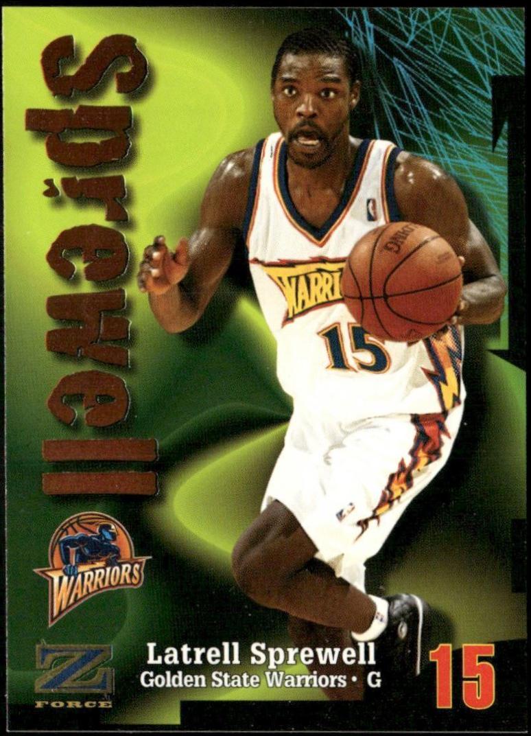 Latrell Sprewell #182 1997-98 SkyBox Z-Force Basketball