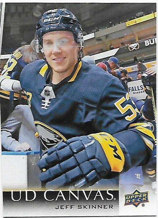 Jeff Skinner #C128 Hockey Cards 2018 Upper Deck Canvas