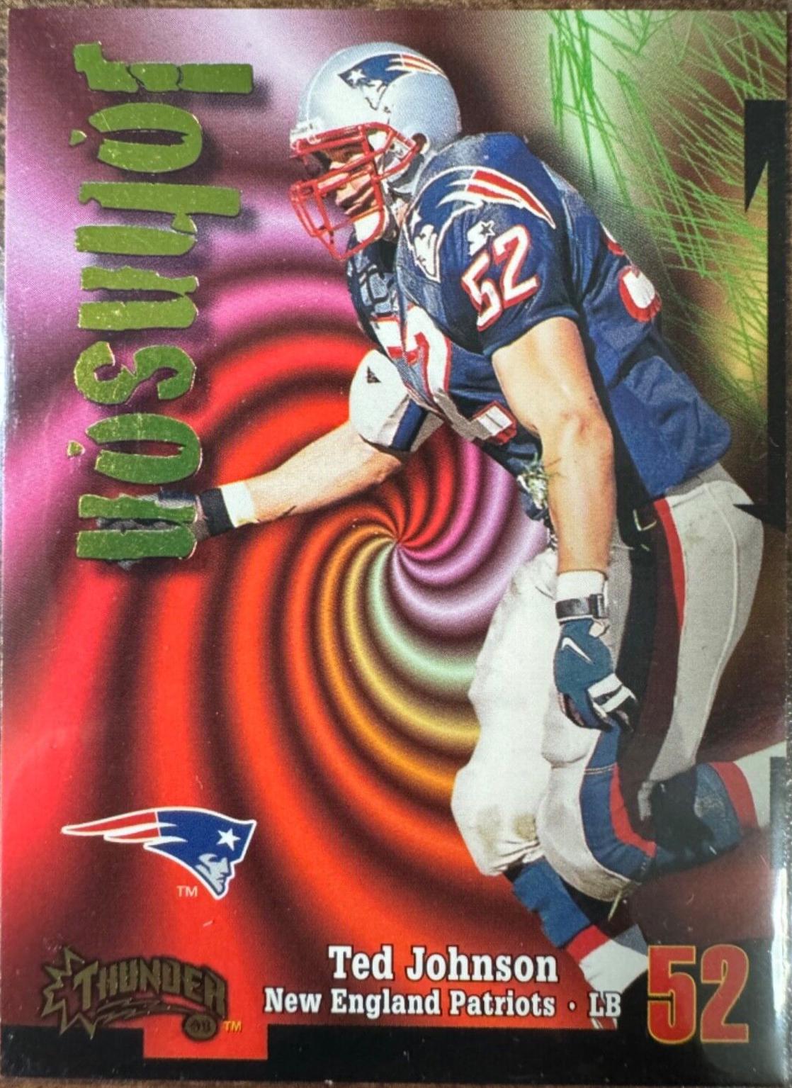 Ted Johnson #73 Football Cards 1998 Skybox Thunder
