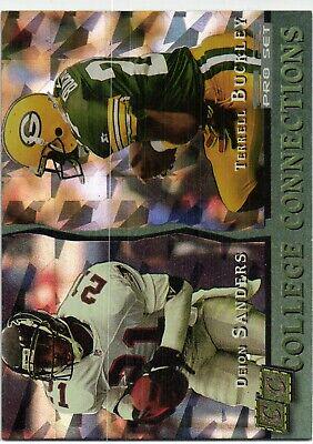 Deion Sanders #CC9 Football Cards 1993 Pro Set College Connections