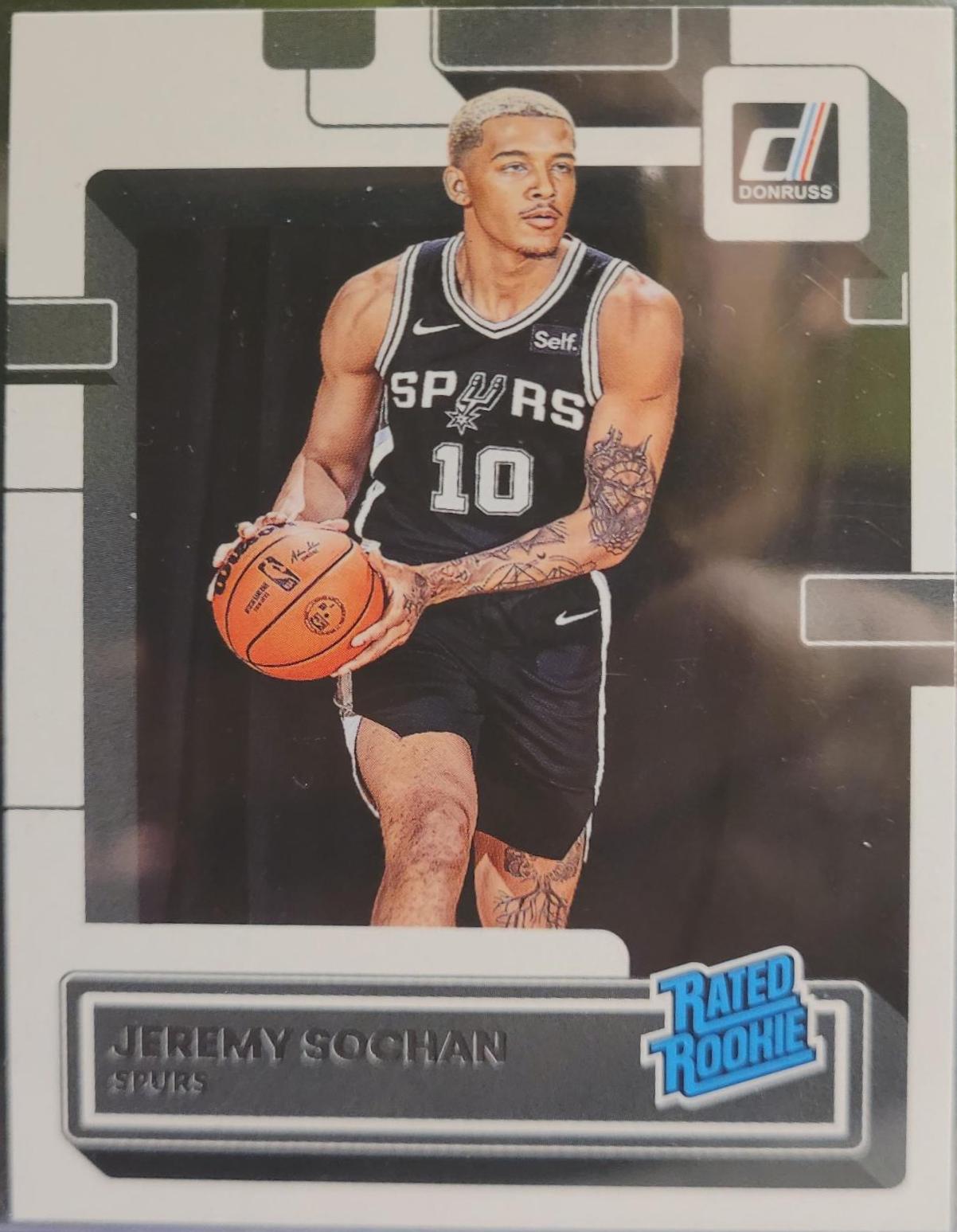 Jeremy Sochan #209 Basketball Cards 2022 Panini Donruss