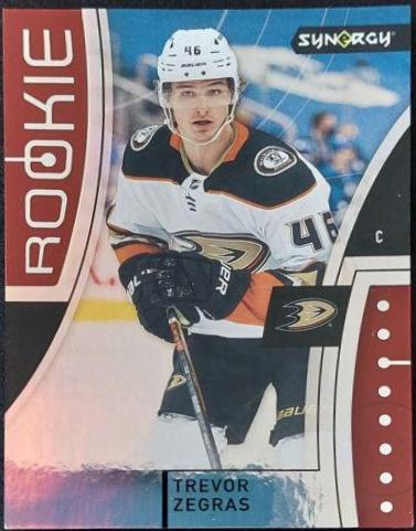 Trevor Zegras #89 Hockey Cards 2021 Upper Deck Synergy