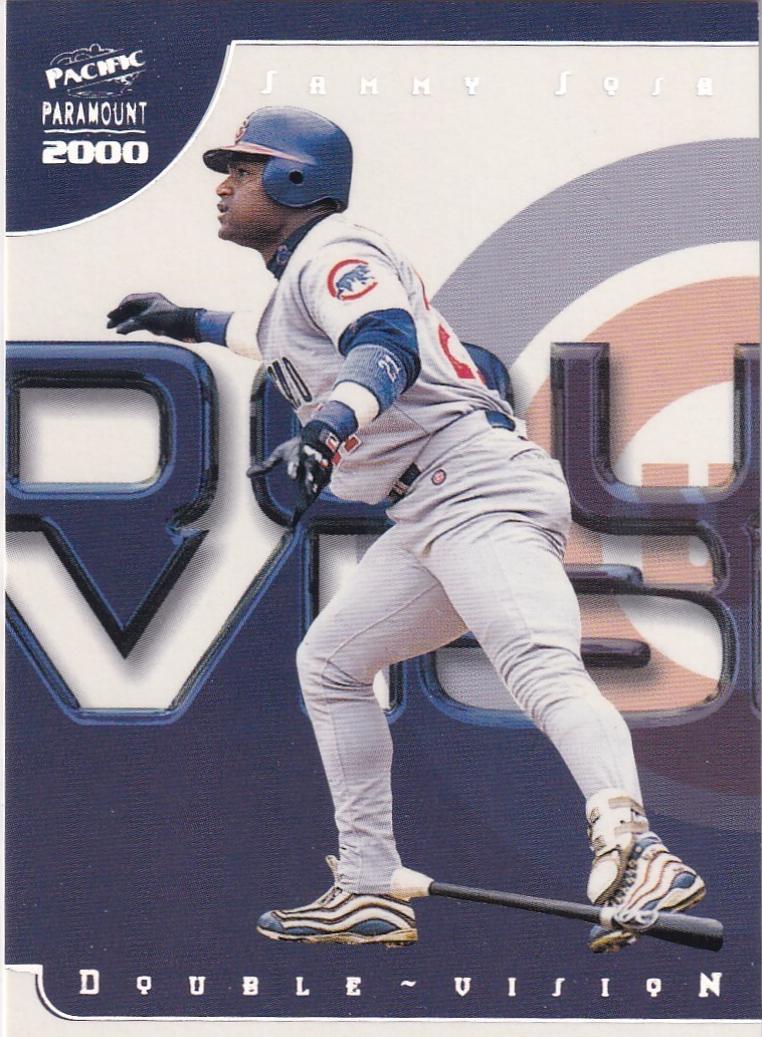 Sammy Sosa #5 Baseball Cards 2000 Pacific Paramount Double Vision