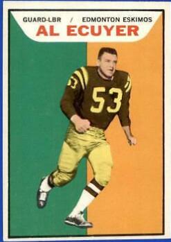 Al Ecuyer #35 Football Cards 1965 Topps CFL