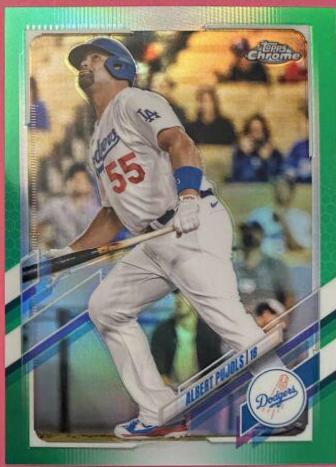 Albert Pujols [Green Refractor] #USC50